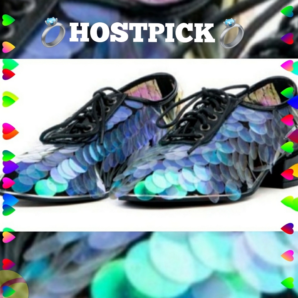 Holographic sequin shoes - Picture 1 of 8